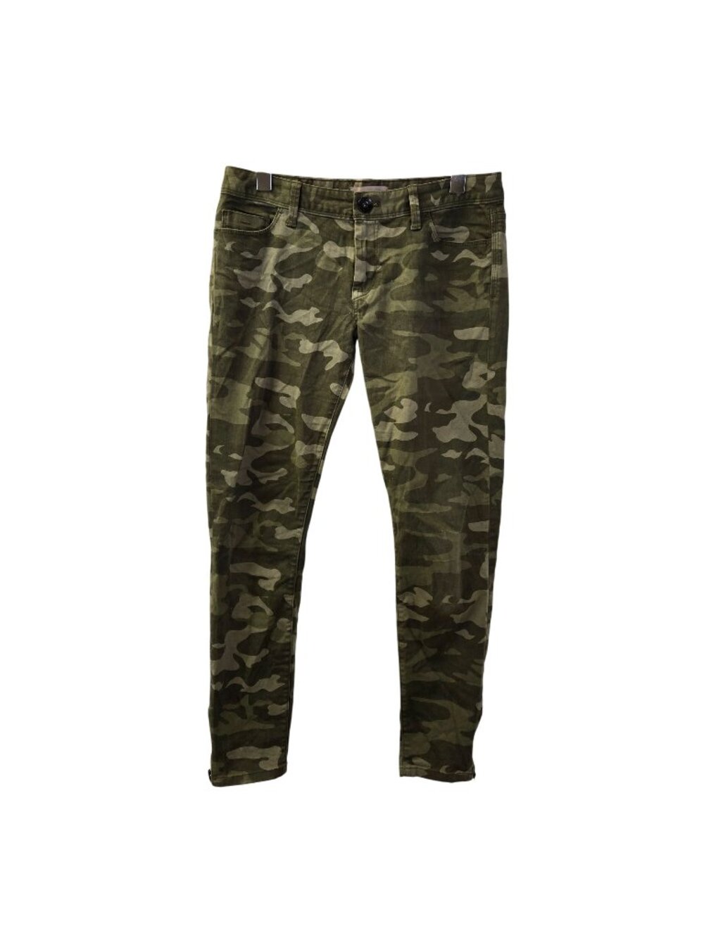 Banana Republic Heritage Fit Camouflage Zip Ankle Pants Size 27